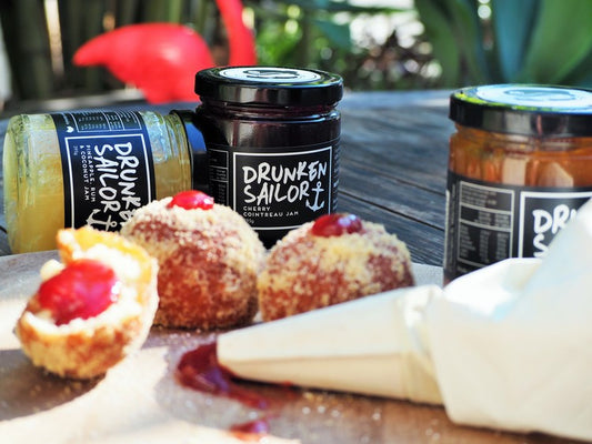 Drunken Sailor Jam Doughnuts