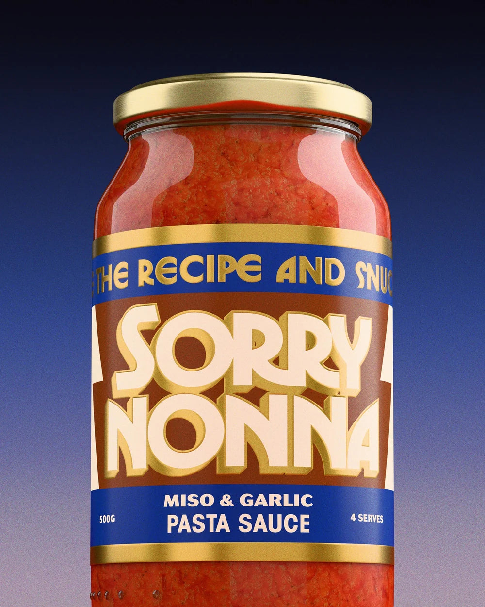 Sorry Nonna Miso Garlic Pasta Sauce 500g