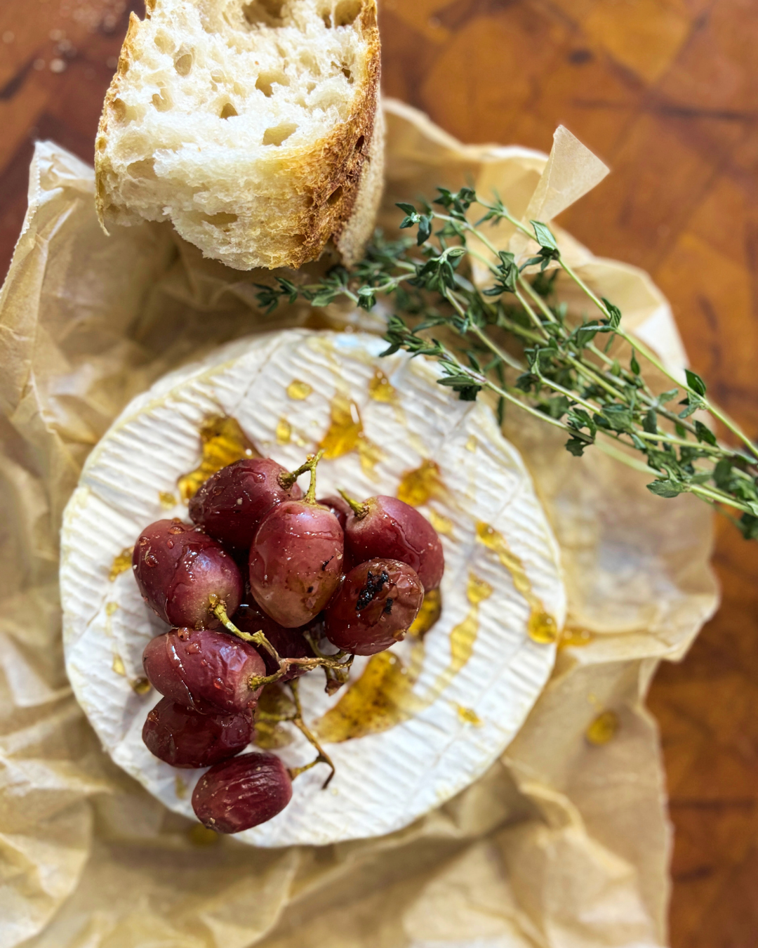 Baked Brie with Smokey Chipotle Honey