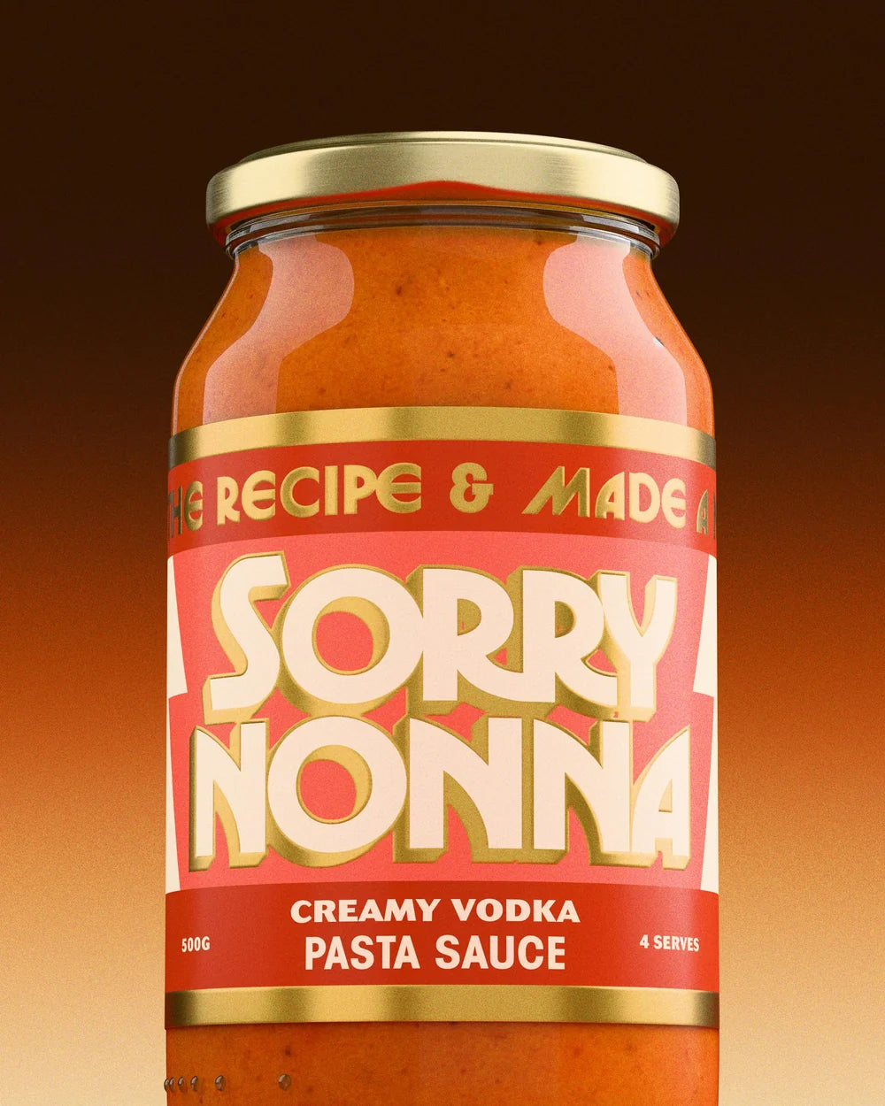 Sorry Nonna Creamy Vodka Pasta Sauce 500g