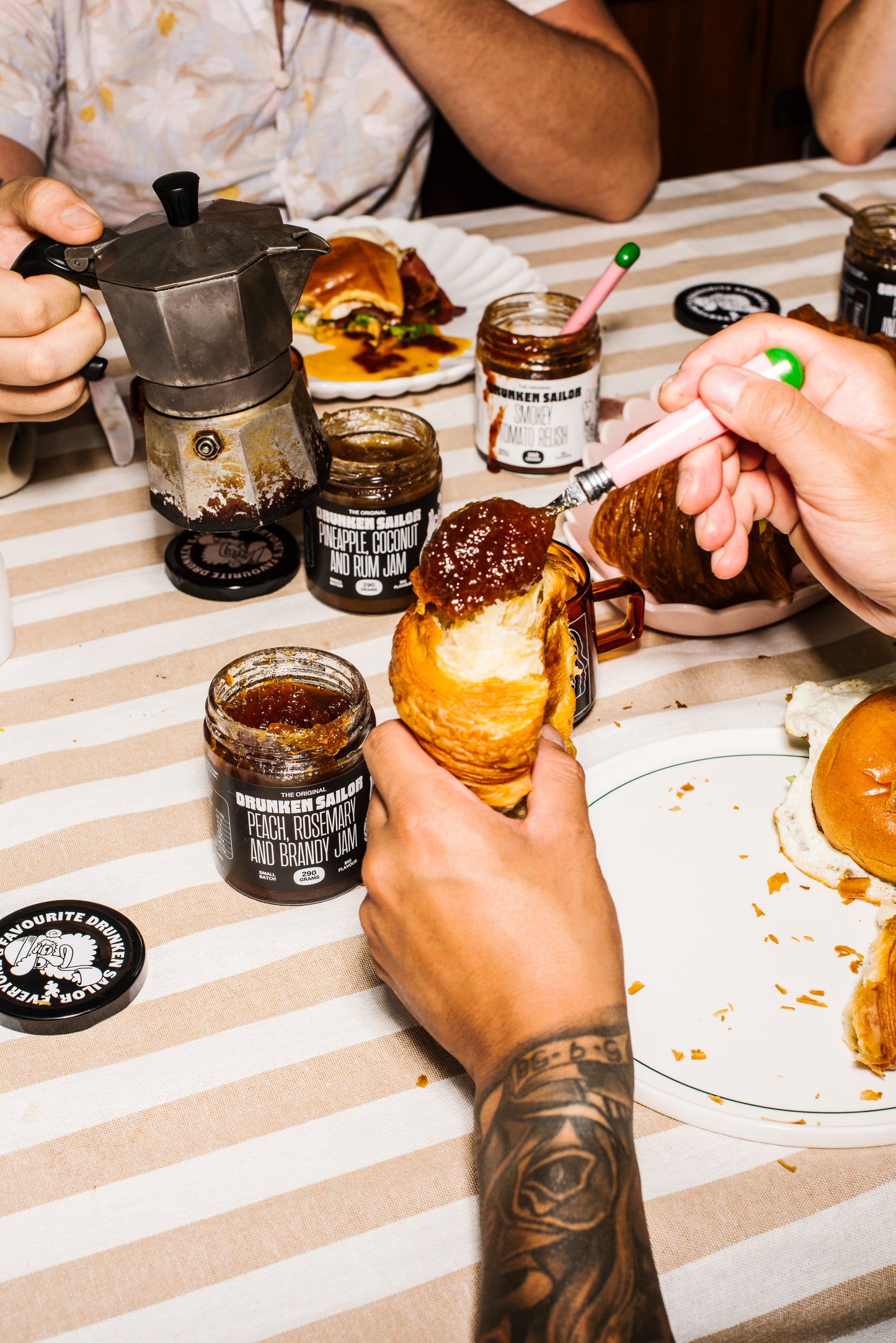 Peach, Rosemary & Brandy Jam
