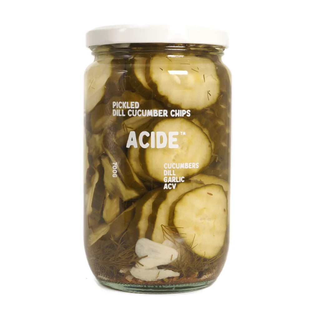 ACIDE™ Pickled Dill Cucumber Chips 700g