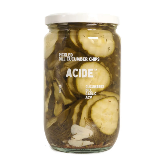 ACIDE™ Pickled Dill Cucumber Chips 700g